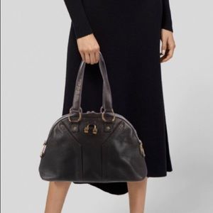 Saint Laurent YSL Muse Chocolate Brown Bag